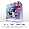 NZXT skříň H9 Flow RGB dvoukomorová ATX / 1x140 RGB mm / 1x 120mm RGB fan  / prosklená / bílá