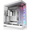 NZXT skříň H9 Flow RGB dvoukomorová ATX / 1x140 RGB mm / 1x 120mm RGB fan  / prosklená / bílá