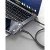 Swissten datový video kabel USB 4.0, USB-C, 240w, 8k@60hz, 40 gb/s, TB3 & TB4, 1,5 m černý