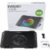 EVOLVEO Ania 16, chladicí podložka pod notebook, 5x ventilátor, RGB podsvícení
