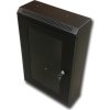 10" rack jednodílný 12U/140 DATACOM černý skl.dveře