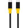 tactical blackbird kabel usb4 1m black yellow ie12 s