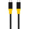 Tactical BlackBird Kabel USB4 1m Black/Yellow
