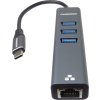PremiumCord Adapter USB-C na Gigabit + 3x USB 3.0