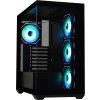 BitFenix skříň CETO Cube / 4x 120mm ARGB fan / 2x USB 3.0 / USB-C / tvrzené sklo / černá