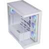 BitFenix skříň CETO / ATX / 4x 120mm FRGB fan / 2x USB 3.0 / USB-C / tvrzené sklo / bílá