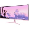 AROZZI NOVA herní monitor 34" 34T2K165 Pink/ LED/ 3440x1440/ 165Hz/ VA/ 4000:1/ 1ms/ 2xHDMI/ 2xDP/ růžový