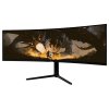 AROZZI NOVA herní monitor 49" 49TUW165 Black/ LED/ 5120x1440/ 165Hz/ VA/ 3000:1/ 1ms/ 2xHDMI/ DP/ USB-C/ černý