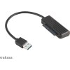 AKASA USB 3.1 adaptér pro 2,5" HDD a SSD - 20 cm