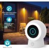 NEDIS IP kamera/ venkovní/ IP65/ Wi-Fi/ 3Mpix/ Full HD 1296p/ Onvif/ reflektor/ detekce pohybu/ noční vidění 10m/ bílá