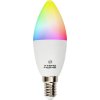 Xtend Home smart LED žárovka, E14, RGB+W, 4.8W, 450lm, barevná, stmívatelná, WiFi, Tuya
