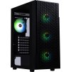BitFenix skříň Proton / ATX / 4x 120 mms FRGB fan / USB 3.0 / 2x USB 2.0 / tvrzené sklo / černá