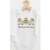 Dětské body s potiskem New Baby Lidový vzor Děvčica z Moravy 68 (4-6m)