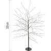 LED svítící stromek, 120 cm, venkovní i vnitřní, teplá bílá, časovač