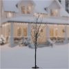 LED svítící stromek, 120 cm, venkovní i vnitřní, teplá bílá, časovač
