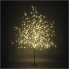 LED svítící stromek, 120 cm, venkovní i vnitřní, teplá bílá, časovač