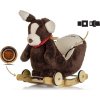 Houpací pejsek s melodií a kolečky Milly Mally Polly Plus Brown Dog