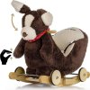 Houpací pejsek s melodií a kolečky Milly Mally Polly Plus Brown Dog