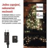 LED vánoční cherry řetěz – kuličky, 30 m, venkovní i vnitřní,studená bílá,programy,časovač