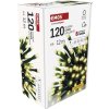 LED vánoční řetěz, 12 m, venkovní i vnitřní, teplá bílá, programy, časovač