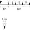 LED vánoční řetěz, 50 m, venkovní i vnitřní, multicolor, programy, časovač