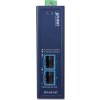 Planet IXT-815AT průmyslový kompaktní konvertor 2x10Gb SFP+, ESD+EFT, IP30, -40~75°C, dual power (9-48VDC / 24VAC)