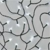 LED vánoční řetěz, 18 m, venkovní i vnitřní, studená bílá, programy, časovač