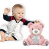 Plyšový usínáček medvídek s projektorem Milly Mally Bear pink
