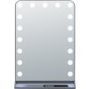 IMMAX LED zrcadlo HOLLYWOOD Make-up/ CCT/ LCD display/ USB C/A výstupy/ šedé
