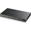 ZyXEL GS2220-50HP, EU region, 48-port GbE L2 PoE Switch with GbE Uplink (1 year NCC Pro pack license bundled)