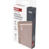 Powerbanka EMOS WI 1031, 10 000 mAh, 20 W + wireless, růžovo-zlatá