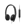 Lenovo Wired VoIP Headset (Teams)/USB-A/C/MS/Černá