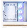 Zalman skříň P40 Namu / midT/ 4x120mm ARGB fan / 2xUSB 3.0 / USB-C / panoramatická / dřevěné doplňky / bílá
