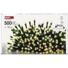 LED vánoční řetěz, 50 m, venkovní i vnitřní, teplá bílá, programy, časovač