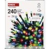 LED vánoční řetěz, 24 m, venkovní i vnitřní, multicolor, programy, časovač