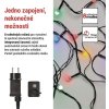 LED vánoční cherry řetěz – kuličky, 20 m, venkovní i vnitřní, multicolor, programy,časovač