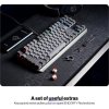 Endorfy mechanická klávesnice Thock V2 TKL / drátová / ARGB /  red sw. / USB / US layout