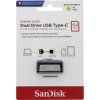 SanDisk Ultra Dual USB-C Drive 64GB / USB 3.0 Typ-C /  USB 3.0 Typ-A / stříbrný