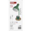 Stolní lampa POPPY na žárovku E27, zelená