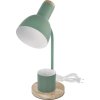 Stolní lampa POPPY na žárovku E27, zelená