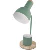 Stolní lampa POPPY na žárovku E27, zelená