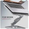 AXAGON STND-LR, hliníkový stojan pro notebooky 10" - 17" s nastavitelnou výškou, úhlem a 360° rotací