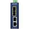 Planet IGT-2205AT-E průmyslový kompaktní konvertor 2x1GBASE-T to 2x1GBASE-X SFP, IP40, -40~75°C, 12-58VDC