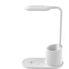 Platinet PDL1930W stolní LED lampa 3W stmívatelná, bezdrátové nabíjení, bílá