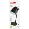 Stolní lampa NINA na žárovku E27, černá