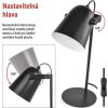Stolní lampa NINA na žárovku E27, černá