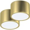 IMMAX NEO sada 2x RONDATE SMART stropní svítidlo 15cm 12W zlaté Zigbee 3.0 + DO, TUYA