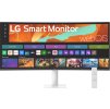 LG monitor 34U601SA-W zakřivený VA 34"/3440x1440/100Hz/300cdm/5ms/1500:1/HDMI/USB/LAN/repro