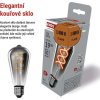 LED žárovka DECO SMOKED ST64 / E27 / 4,5 W (19 W) / 180 lm / flame