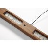 IMMAX NEO MADEIRA lineár osvětlení, dřevo ořech, 157cm, stmívatelné senzorem